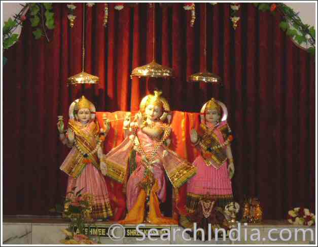 Lakshmi, Krishna & Radha, Shri Mandir San Diego, CA - © Rekha Inc.