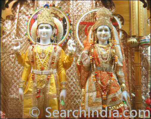 Vishnu & Lakshmi at Shiv Shakti Peeth, Flushing, NY