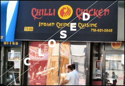 Chilli Chicken, Indian Chinese Restaurant Jackson Heights