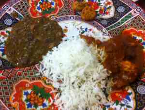 India Palace Edison Chicken Curry, Dal Makhani