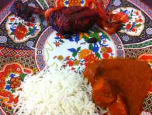 India Palace Edison Tandoori Chicken, Chicken Makhani