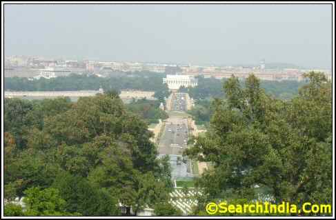 View of Washington DC From Arlington Memorial