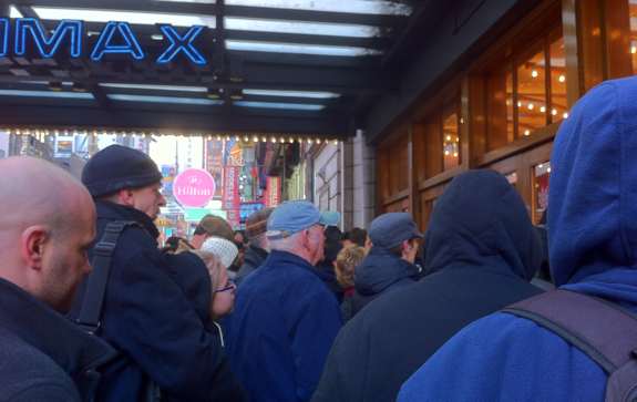Django Unchained Crowd at AMC 25 NYC