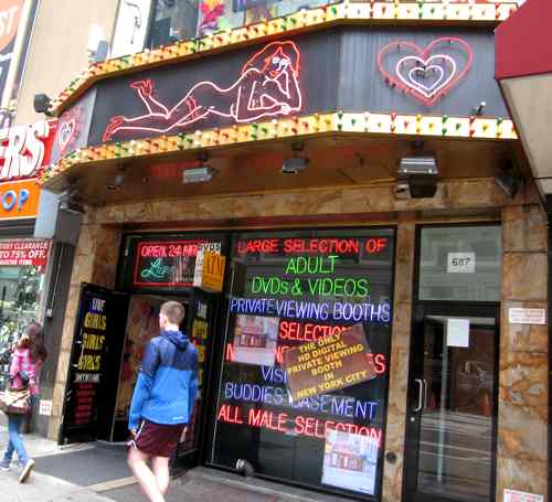 Adult Video Store on 8th Ave, NYC