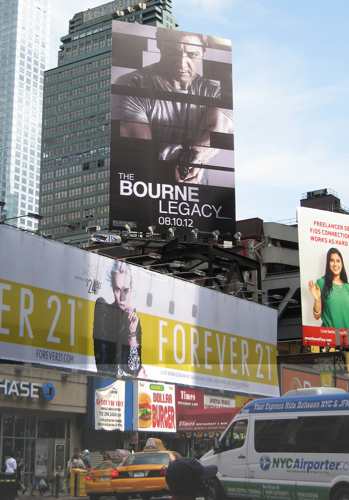 Bourne Legacy Poster in Midtown Manhattan