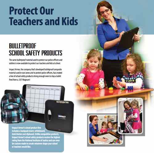 Bulletproof Devices for School Children & Teachers
