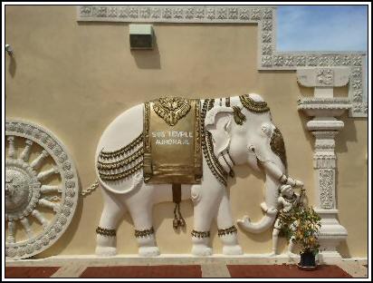 Elephant at Sri Venkateswara Swamy Temple Aurora, IL  