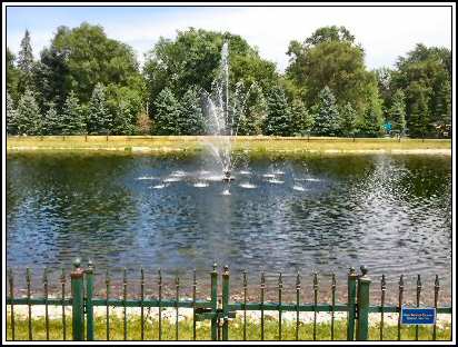 Aurora Balaji Temple Pond