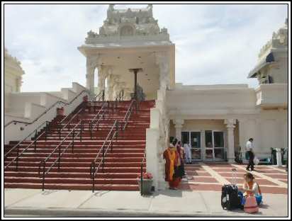 Chicago Balaji Temple Steps