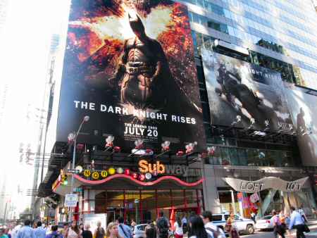 Dark Knight Rises Posters in NYC - SearchIndia.com Blog