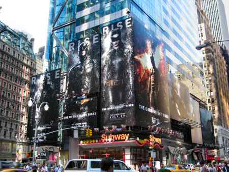 Dark Knight Rises Posters in NYC - SearchIndia.com Blog