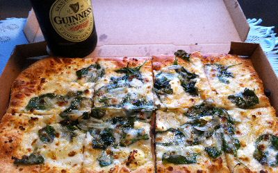 Dominos Spinach & Feta Artisans Pizza - Yummy