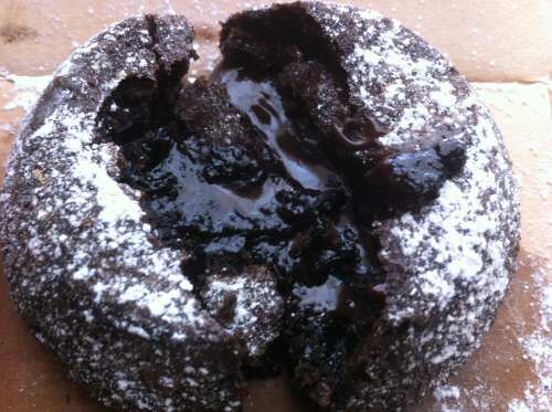 Domion's Chocolate Crunch Lava Cake - Image © SearchIndia.com