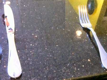 Silverware on the Table at Indiya Collingswood - © SearchIndia.com