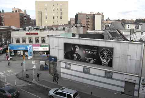 Shahrukh Khan Ad in Jackson Heights NYC