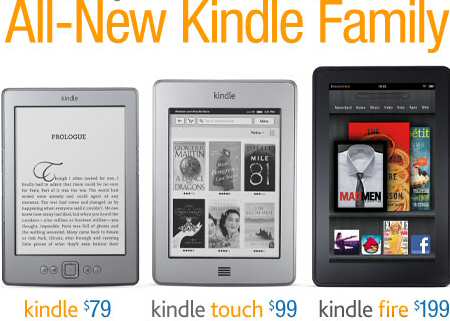 Amazon Launches Kindle Touch