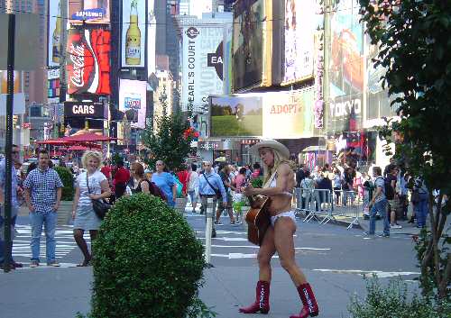 Charming Sight in Times Square NYC