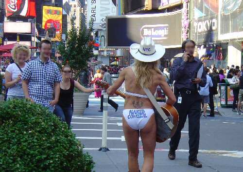 Charmer in Times Square NYC