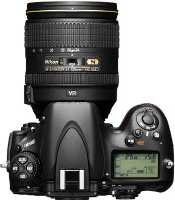 Nikon D800 D-SLR Camera Top