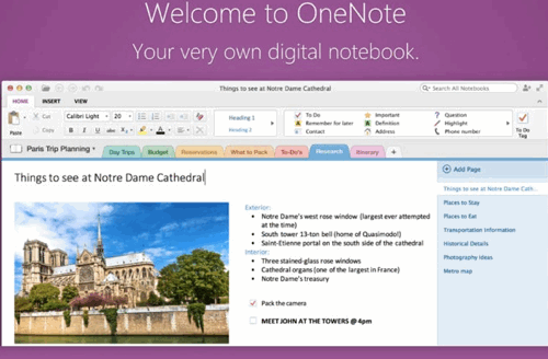 Microsoft OneNote Debuts for Mac