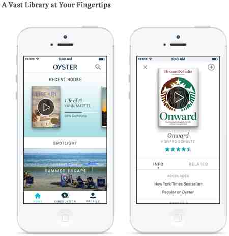 Oyster E-Book Subscription Service is Pricey