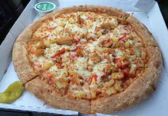 Papa John's Sweet Chilli Chicken Pizza - Disappointing