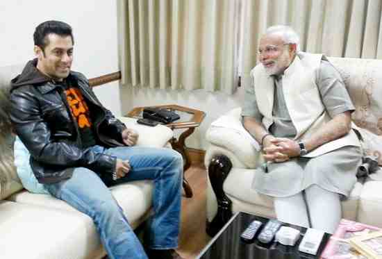 Narendra Modi Meets Salman Khan