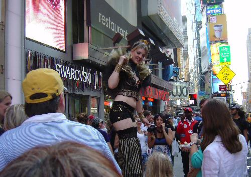Look Up to This Beauty in Times Square NYC