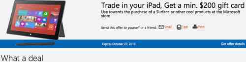 Microsoft's Silly Tradein Offer