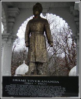 Swami Vivekananda Statue at Rama Temple Lemont, IL  