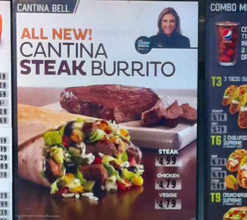 Taco Bell New Cantina Burrito - Image © SearchIndia.com