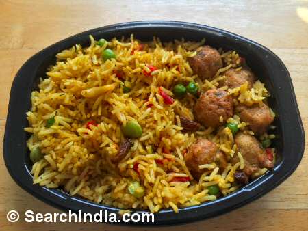 Vegetable Rice Biryani with Dumplings - Image © SearchIndia.com