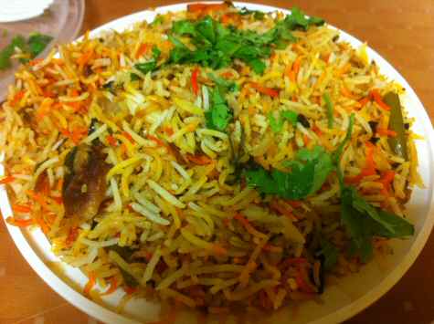Hyderabadi Delights Iselin Dum Vegetable Biryani - © SearchIndia.com