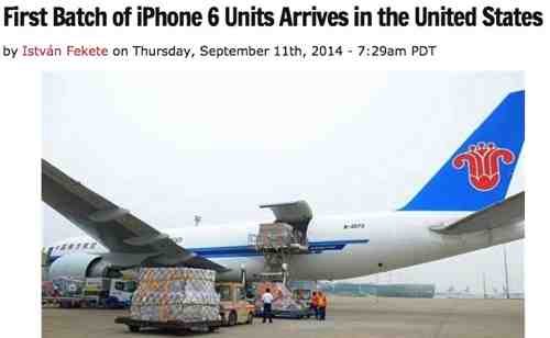 Ha Ha Ha - iPhones Arrive in US