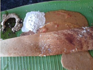 Butter Dosai at Murugan Idli Shop, Chennai